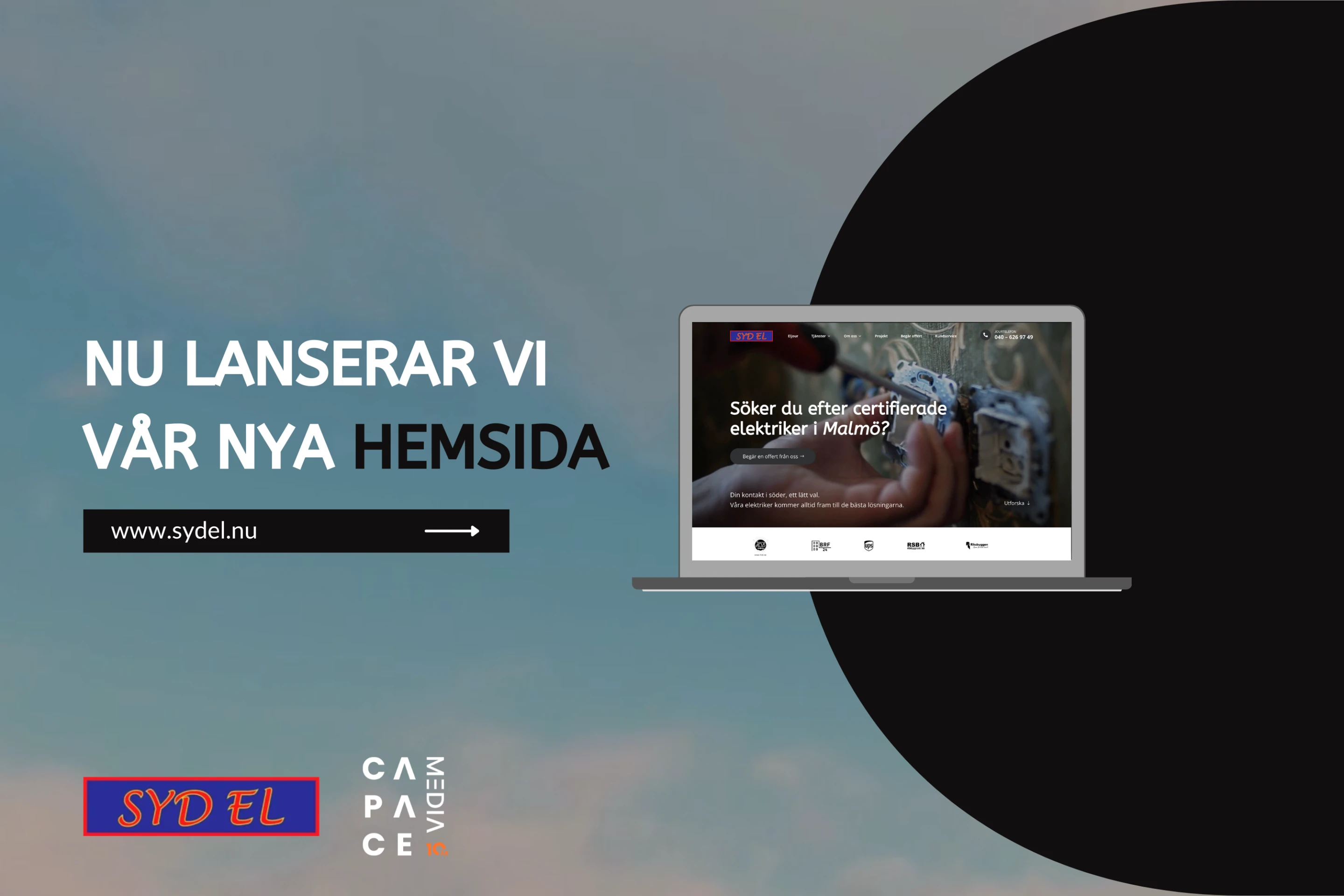 Syd El presenterar sin nya hemsida – framtidens elinstallation börjar här